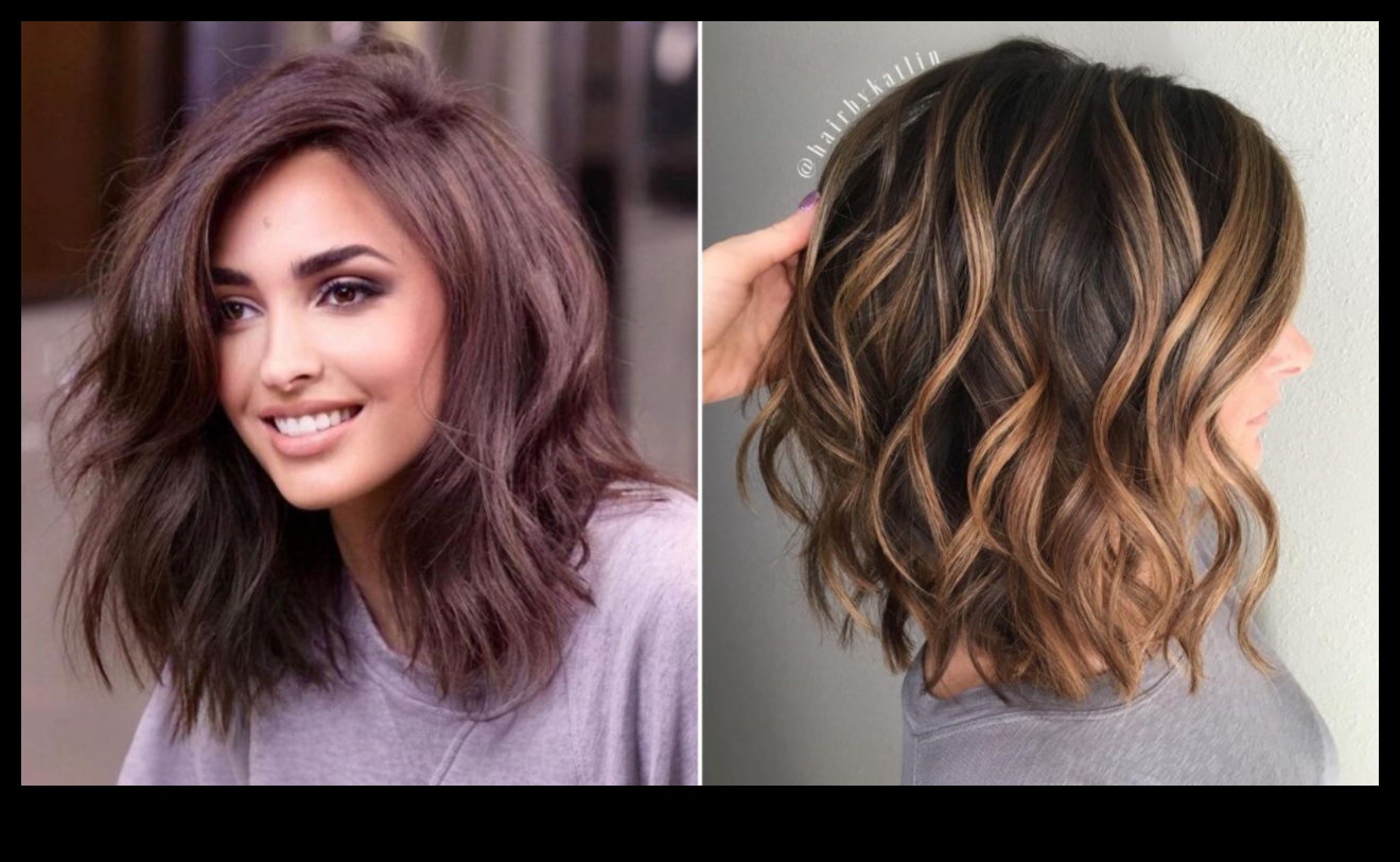 הרבגוניות של שיער באורך הכתפיים המשך: אפשרויות עיצוב נבדקו