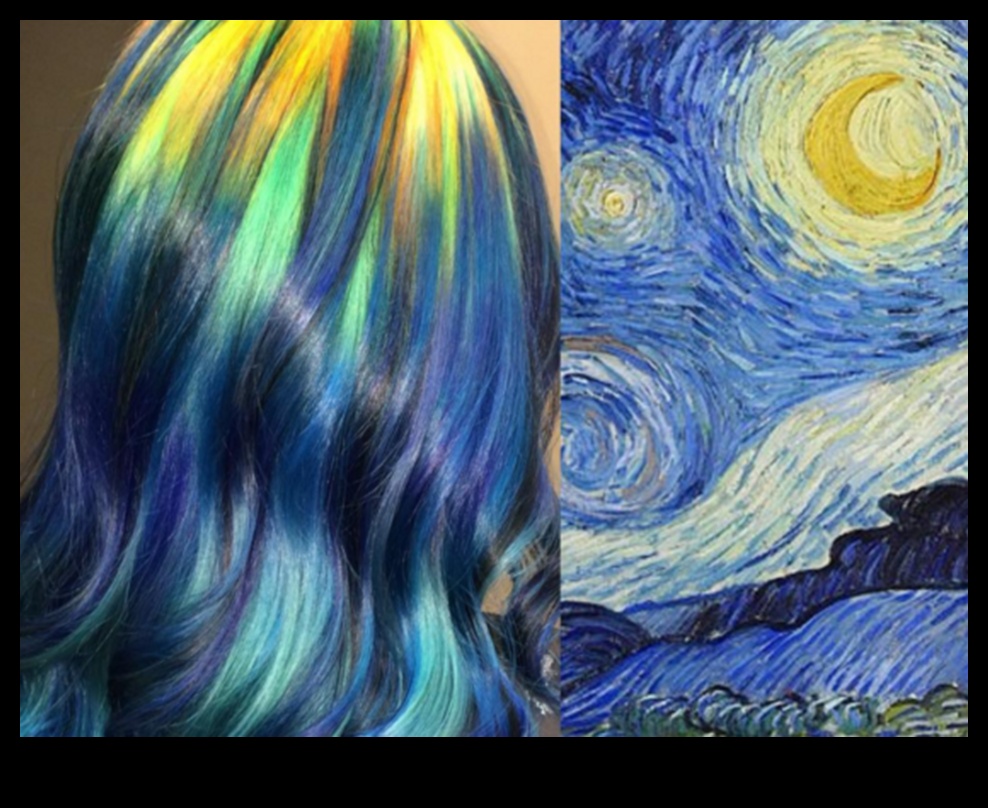 סגנונות לילה כוכבים המשך: זוהר בהיר עם השראת שיער למסיבה