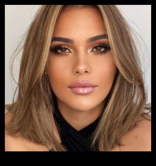 תסרוקות חלקות בזוהר מבריקות המשקפות את קרינה 2 זוהר מבריק: משקף זוהר בתסרוקות חלקות