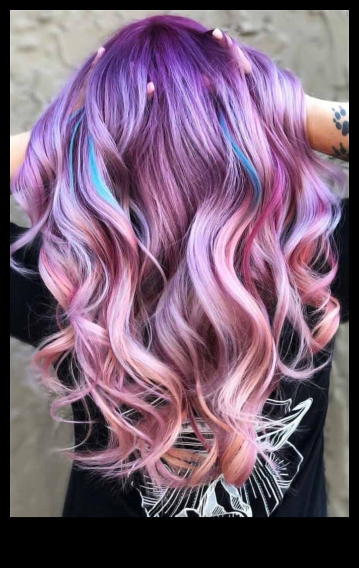 שיק חד קרן: אמצו את העולם הקסום של צבעי שיער פסטליים