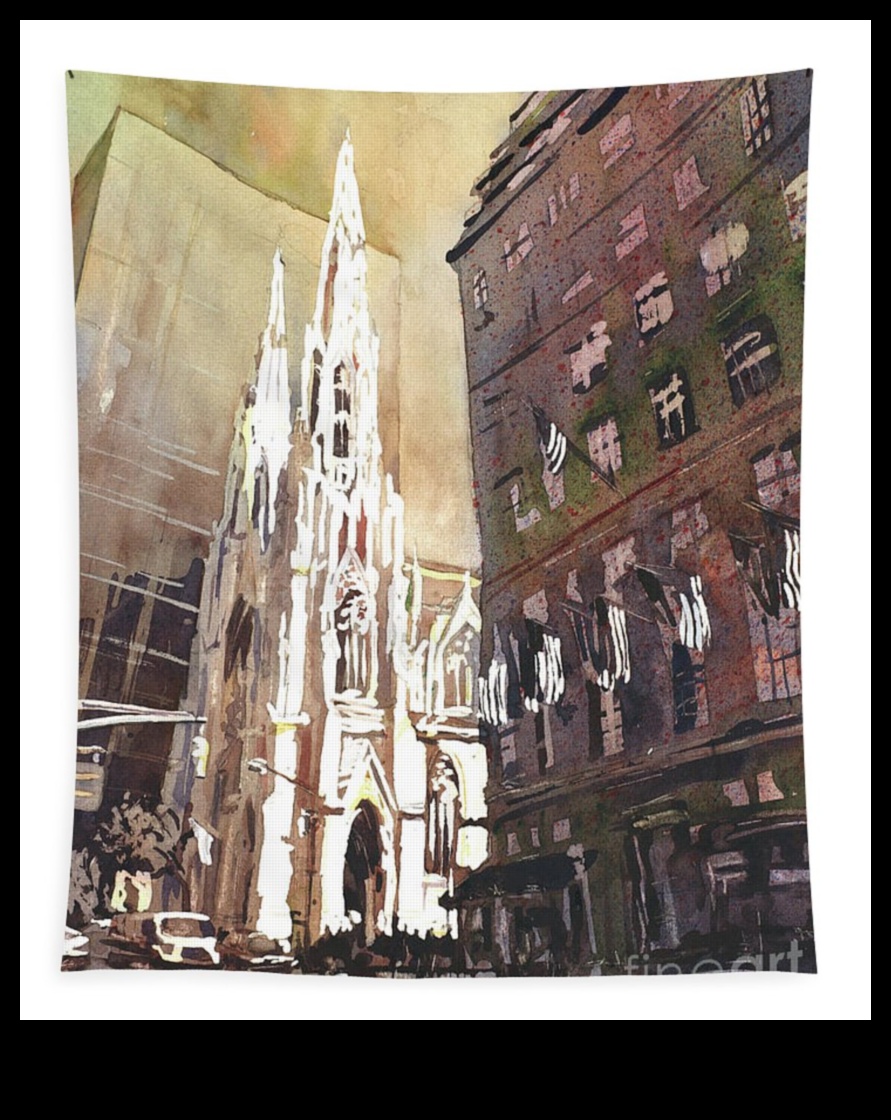 בדי קתדרלה: ייצוגים אמנותיים בציורי קיר גותיים