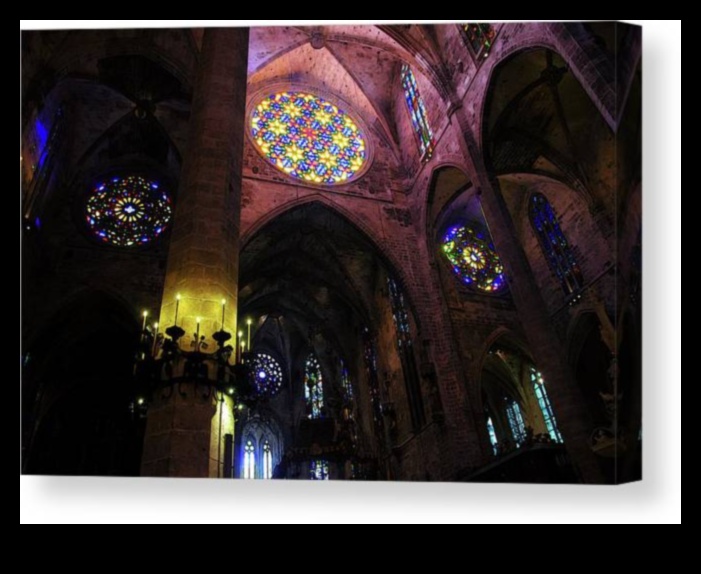 בדי קתדרלה: ייצוגים אמנותיים בציורי קיר גותיים