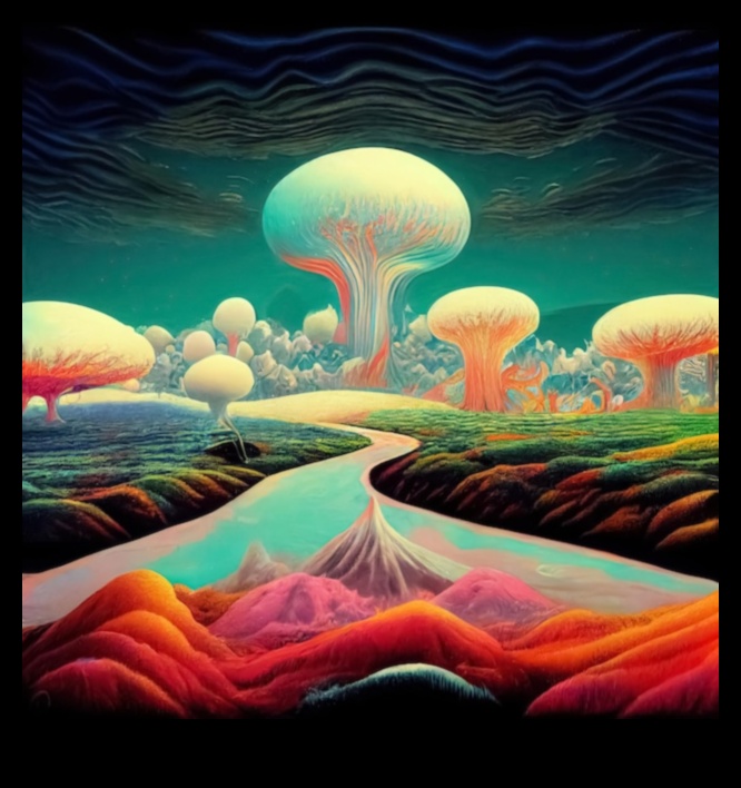 מסעות מאוירים: ניווט בנופים דמיוניים באמנות