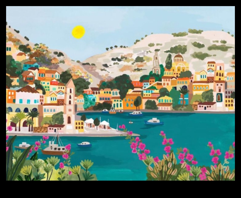 מסעות מאוירים: ניווט בנופים דמיוניים באמנות