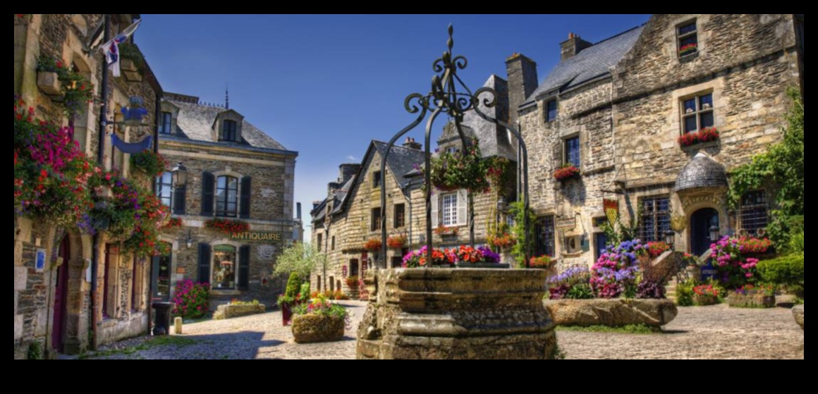 כפרים מוזרים: נופים מקסימים של עיירה וכפר