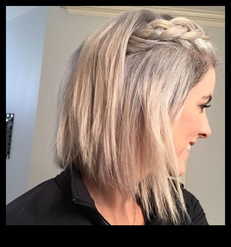 שועלי כסף: חובקים גוונים אפורים בתסרוקות בלונדיניות