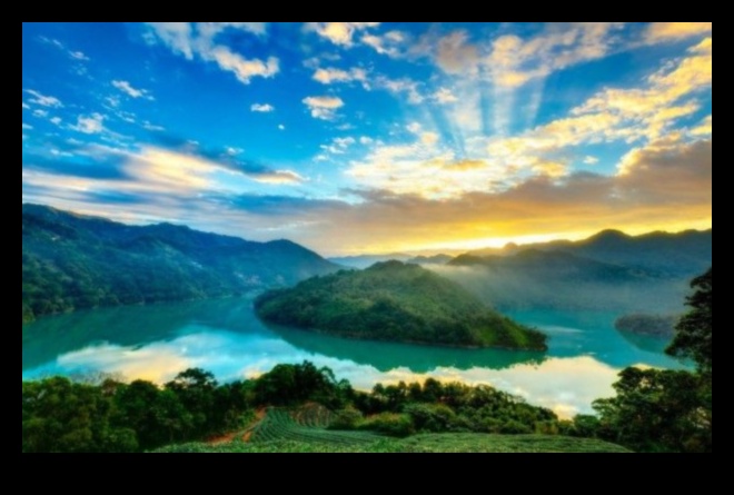 פלטת כדור הארץ: צילום נוף מסנוור