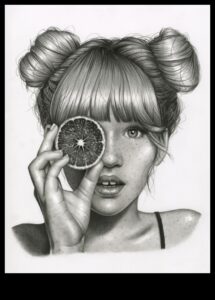 אמנות קווי העיפרון: טכניקות קווי מתאר ומתאר בגרפיט