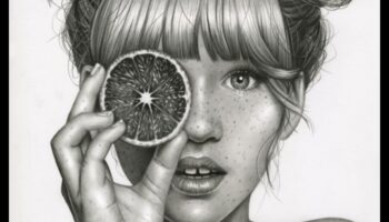 אמנות קווי העיפרון: טכניקות קווי מתאר ומתאר בגרפיט