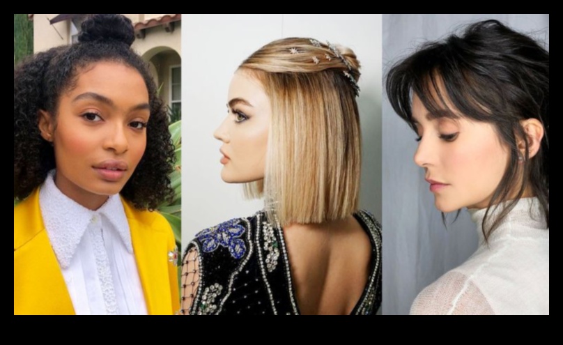 הרבגוניות של שיער באורך הכתפיים המשך: אפשרויות עיצוב נבדקו