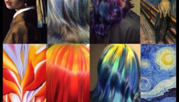 סגנונות לילה כוכבים המשך: זוהר בהיר עם השראת שיער למסיבה