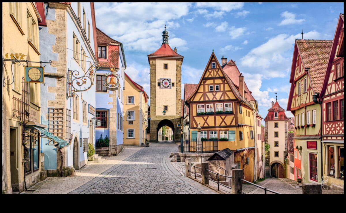 כפרים מוזרים: נופים מקסימים של עיירה וכפר