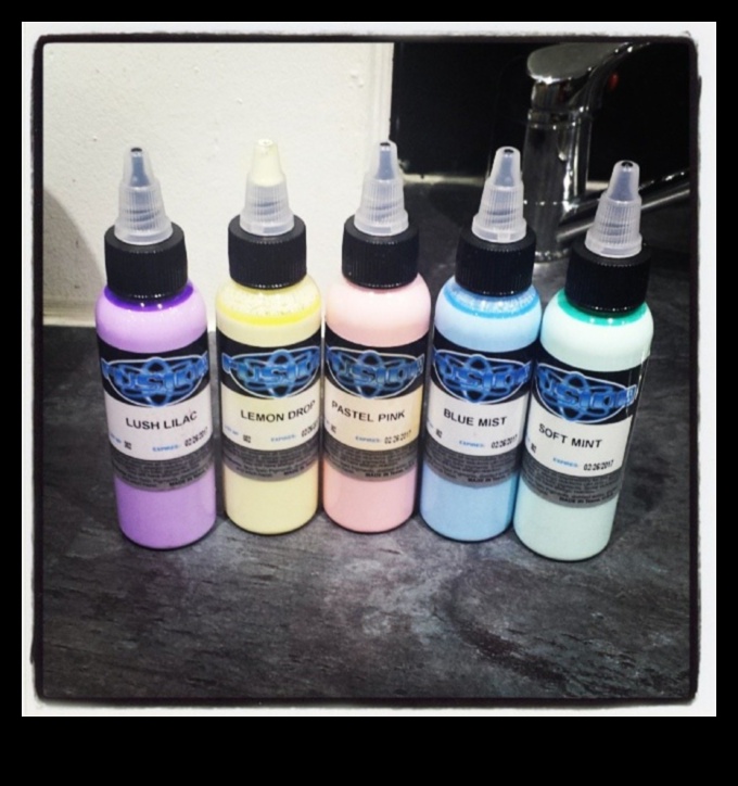 פסטל ודיו - היתוך יצירתי 1 היתוך פסטל ודיו: חקר שילובים דינמיים