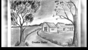 עומק ציור: טכניקות לאמנות נוף גרפיט