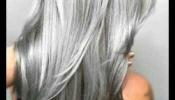 שועלי כסף: חובקים גוונים אפורים בתסרוקות בלונדיניות